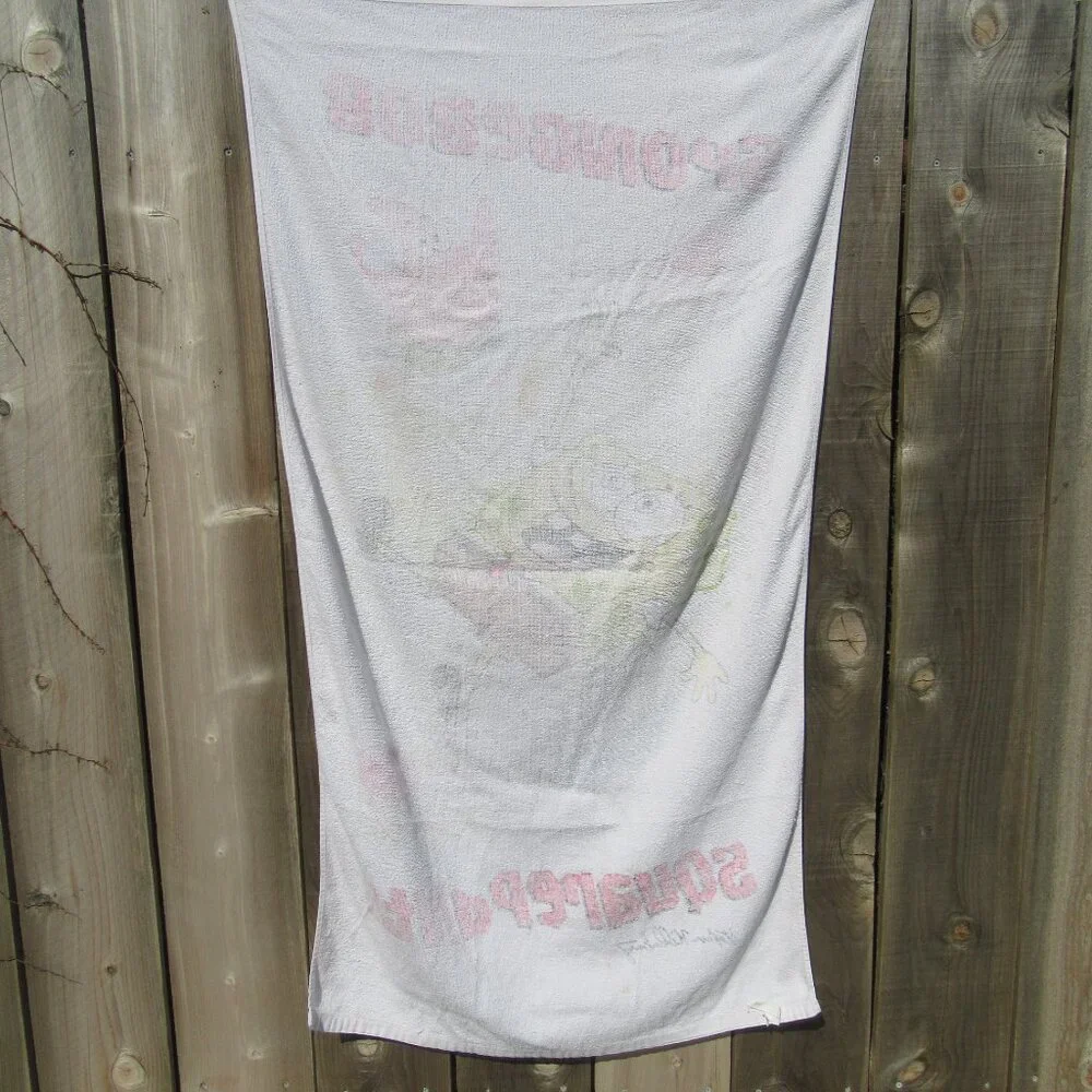 Vintage 2002 Nickelodeon Spongebob Squarepants Patrick Beach Towel